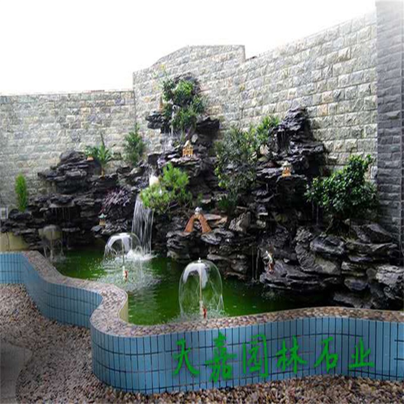 汶上小庭院水景设计